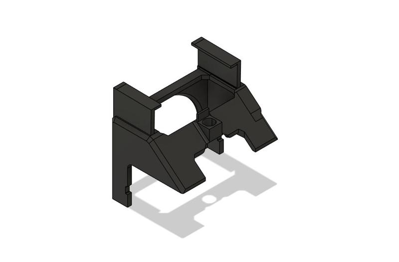 Creality K1 max extruder motor 4010 fan mount