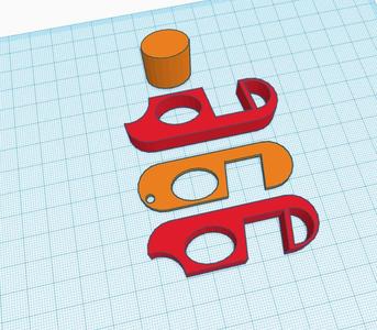 llavero porta celular