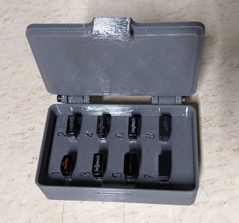 Mini USB flash drive box