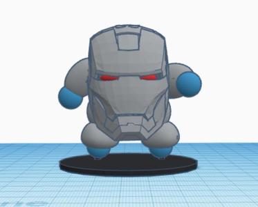 Iron Kirby with stand