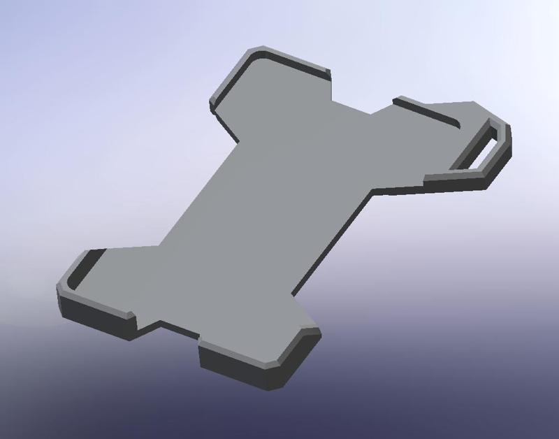 Simple Wallet with Keychain Ring