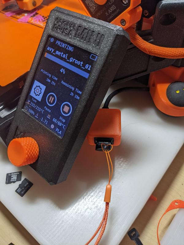 Squashball foot (bolt-on) with angled USB