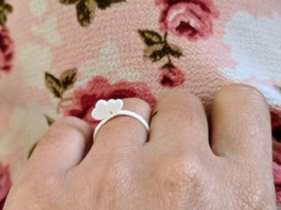 Two Hearts Ring, Size 6.25