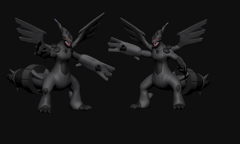 Pokemon - Zekrom(with cuts and as a whole)