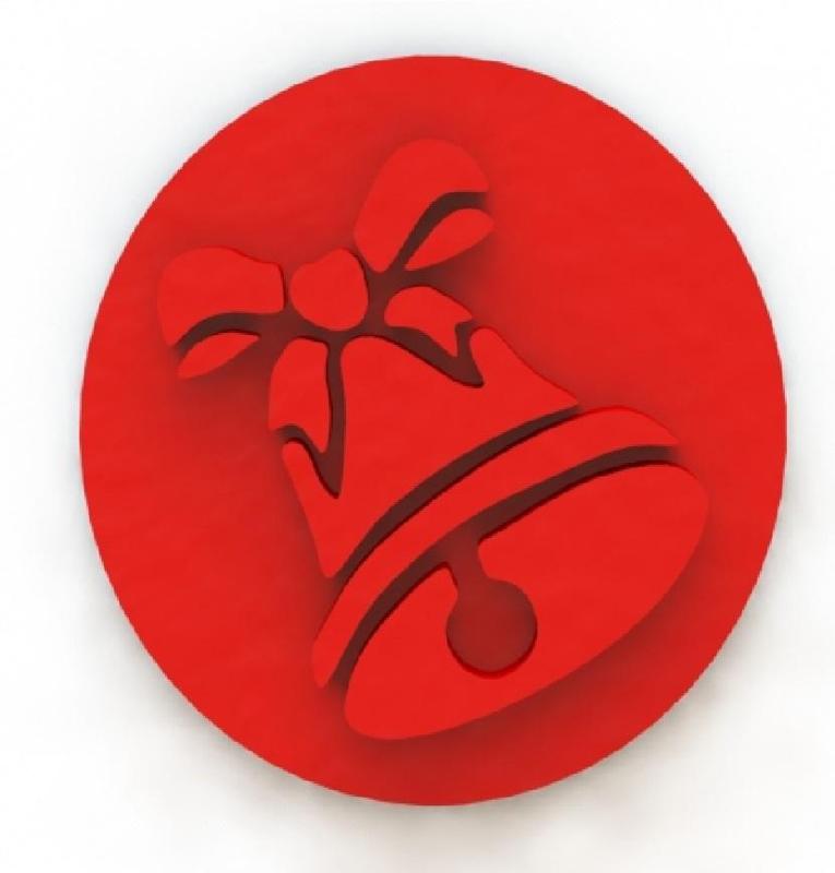 Christmas cookie embosser