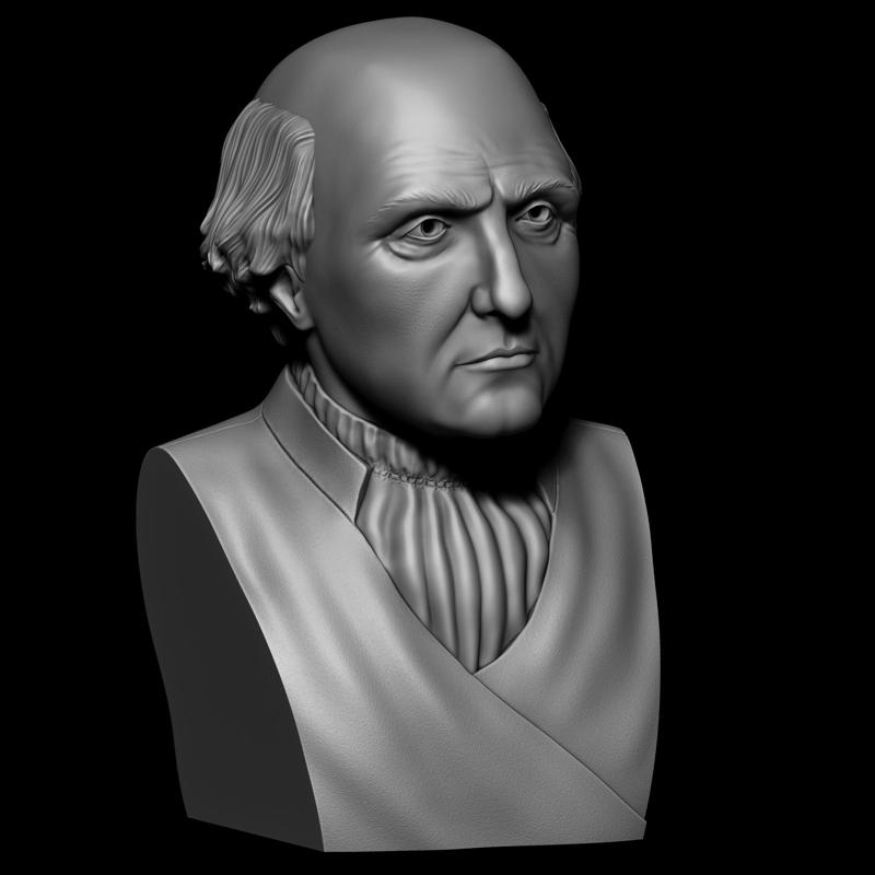 Paracelsus 3D Model Sculpture