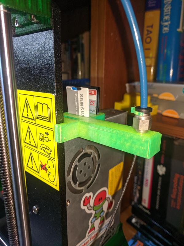 Prusa i3 MK3/MK3S SD and Reverse Bowden Holder