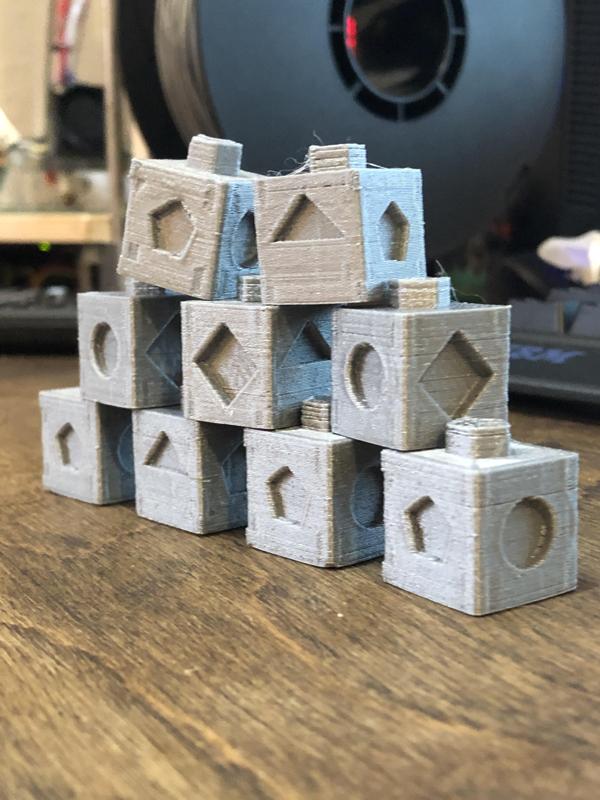 Addition/Subtraction Cube with shapes