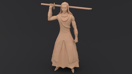 Kaname Tosen - Bleach 3D Print Model