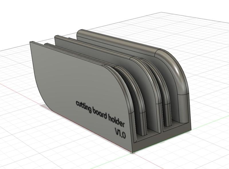 cutting board holder