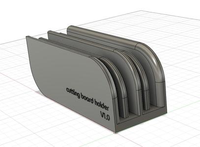 cutting board holder