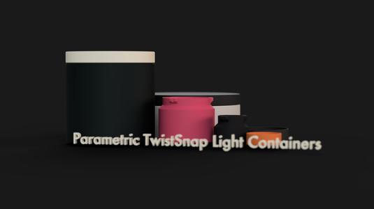 Parametric TwistSnap Container