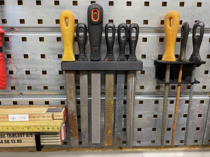 Flat tool holder for Raaco tool wall panel