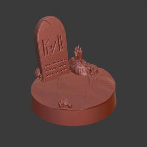 40mm Graveyard Base