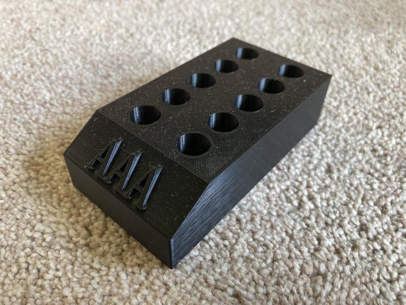 AAA 10-Battery Storage Container