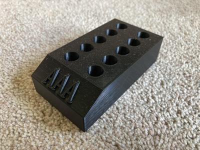 AAA 10-Battery Storage Container