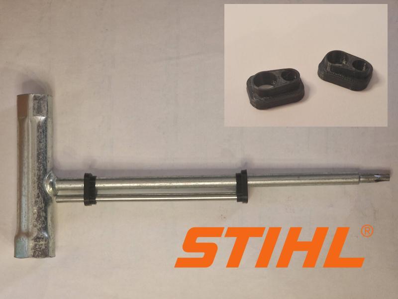 Wrench holder for stihl grasscutter / držák na klíč pro křovinořez