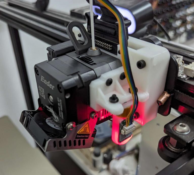 Ender 5 Sprite Extruder and Breakout Board Carriage Mount (With BL Touch)