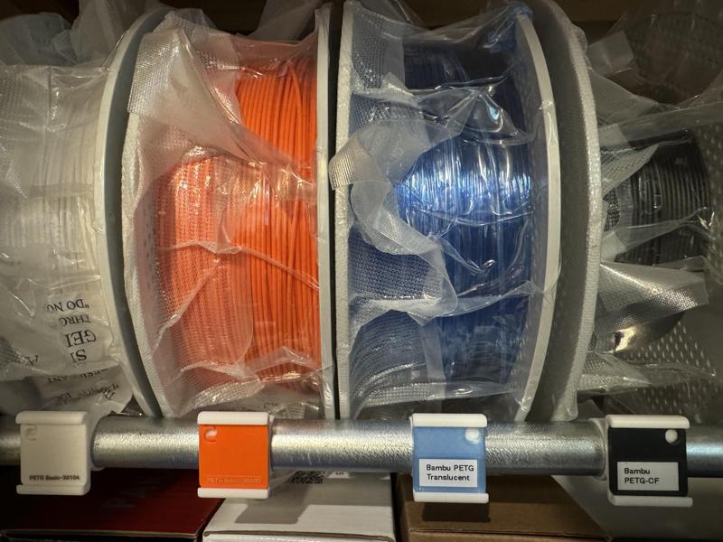 RepRack swatch clip labels/18mm EMT