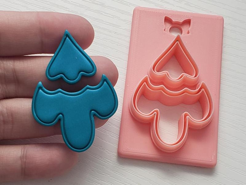 Chele Abstract/Modern Polymer Clay Earring Cutter