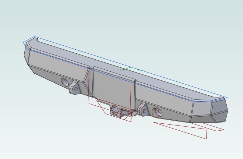 FCX18 K10 Rearbumper IB style
