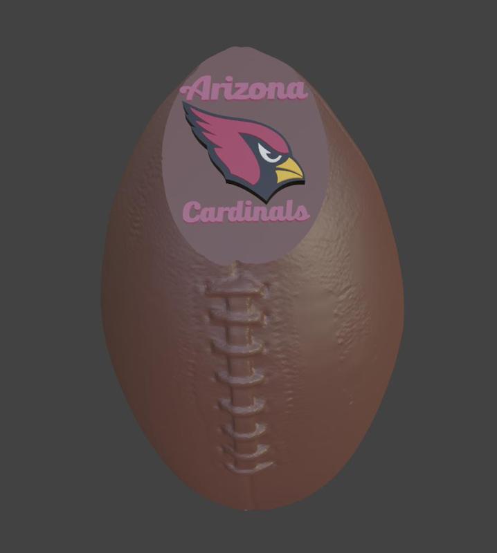 Arizona Cardinals displayable football