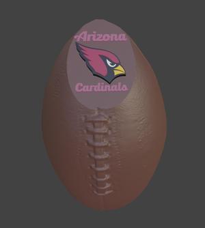 Arizona Cardinals displayable football