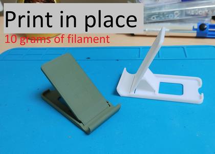 Adjustable Phone Stand (Print-in-place)