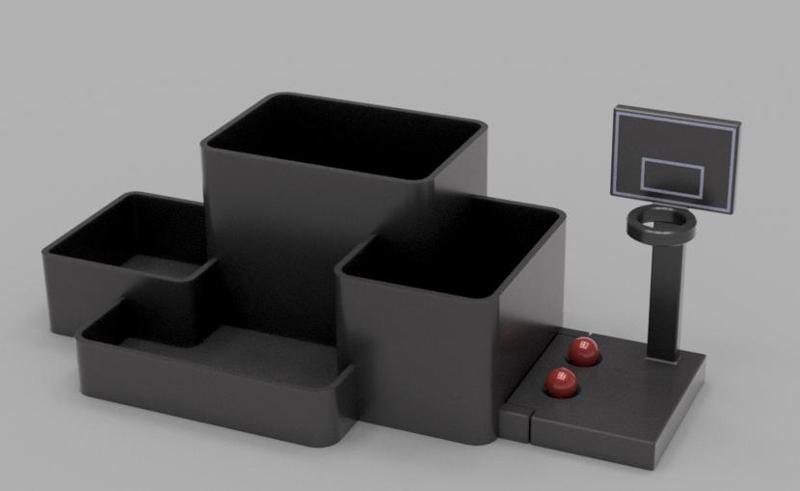 Desk Organizer with switchable Games