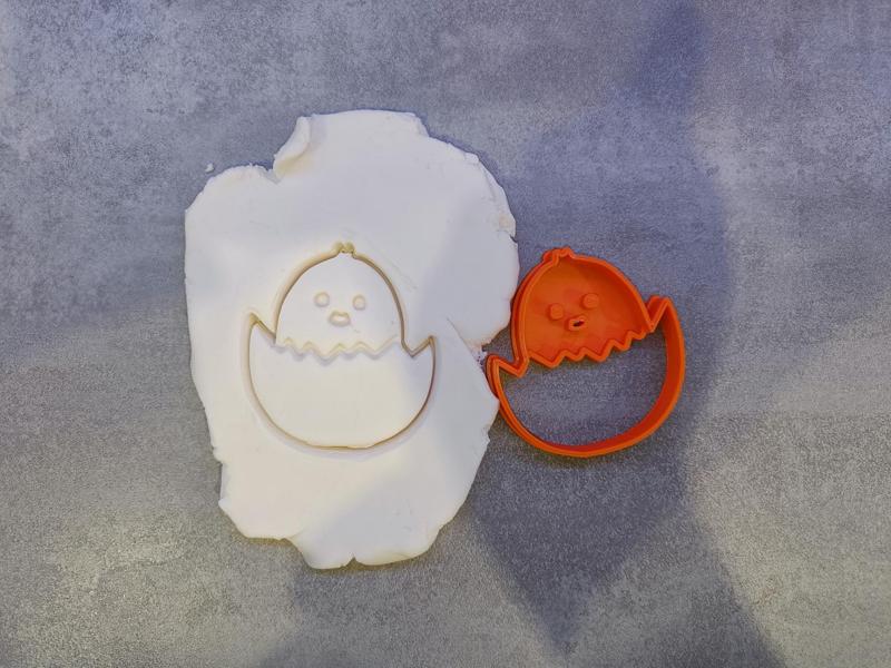 Easter egg with chicken