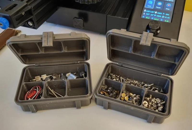 Improved 4-compartment Rugged Storage Box