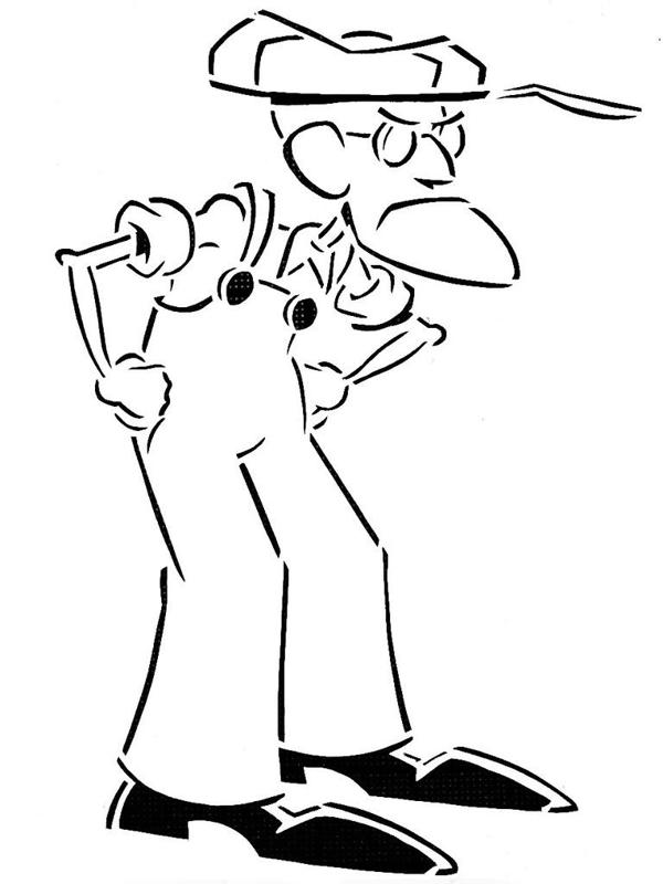 Eustace Bagge stencil