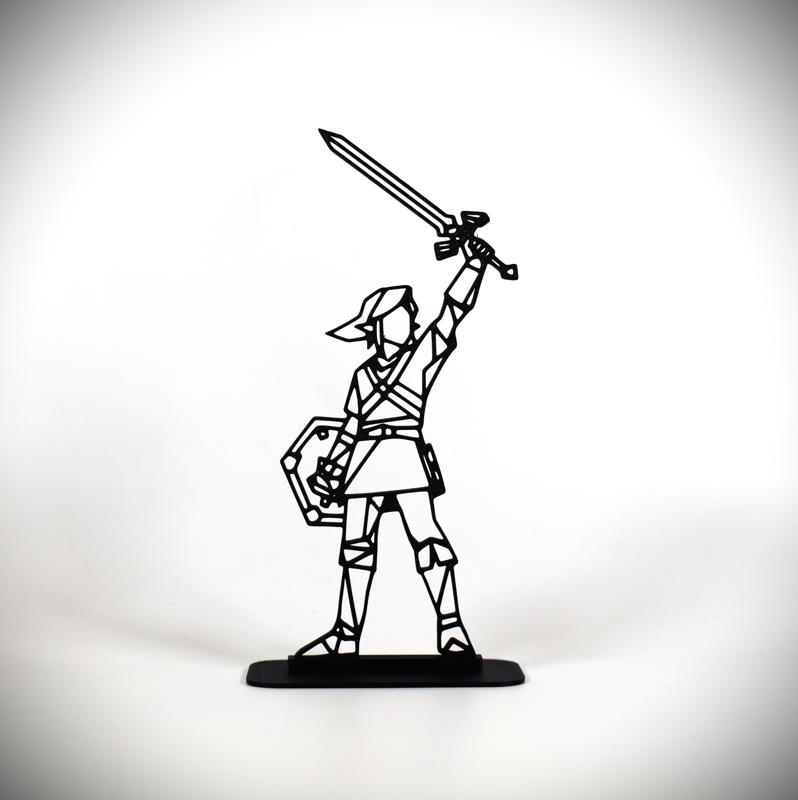 Geometric Low Poly Link - Legend of Zelda