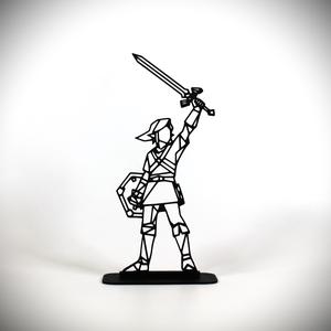 Geometric Low Poly Link - Legend of Zelda