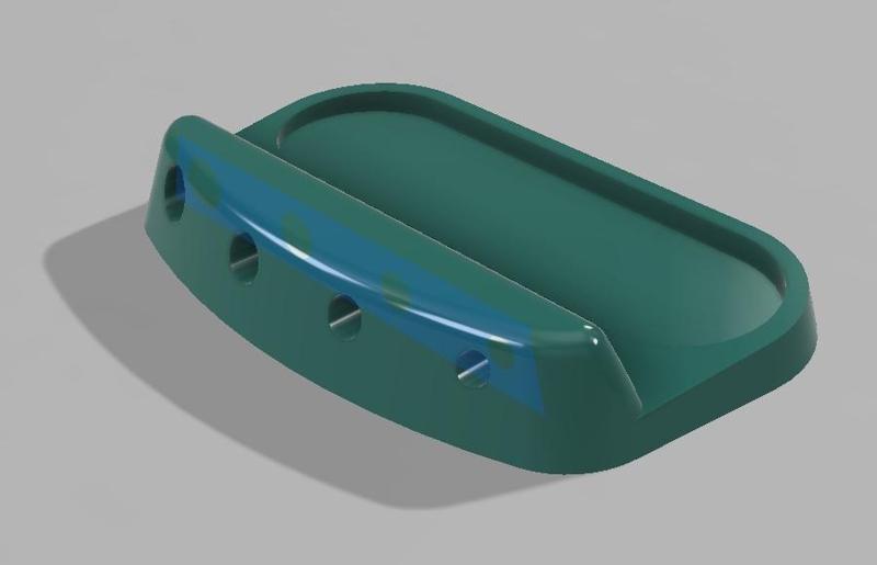 Uookulele Tie-bridge for Bass v2