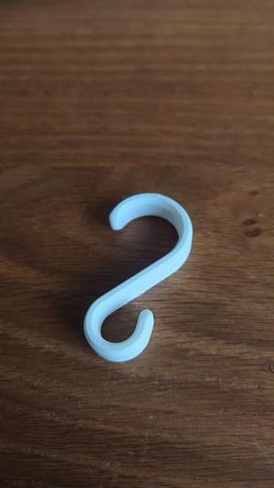 S-Hook for 3/4"-tube (19mm tube)