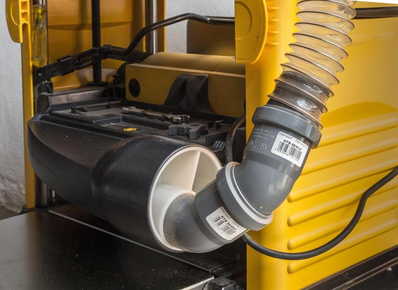 DeWalt 733 Exhaust Reduction