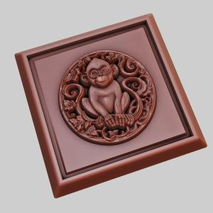 Monkey Animal 3D Model for CNC Router Laser & 3D Printer