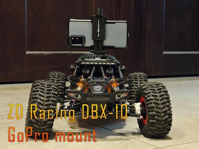 ZD Racing DBX-10 GoPro (phone) mount