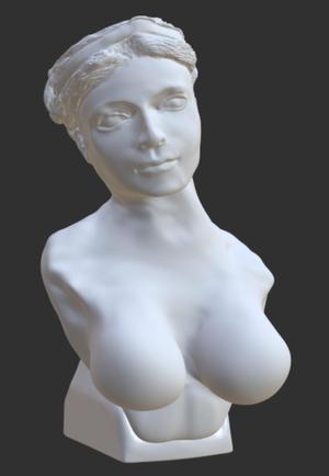 Venus Bust Vase Penholder