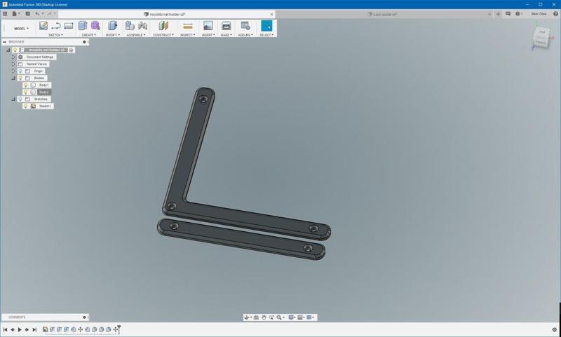 Omni holder for flat things (net, canvas, textile, paper, anything)