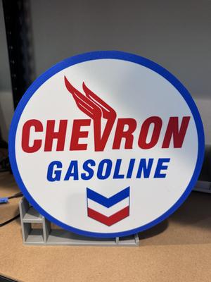 Chevron Gasoline Lightbox