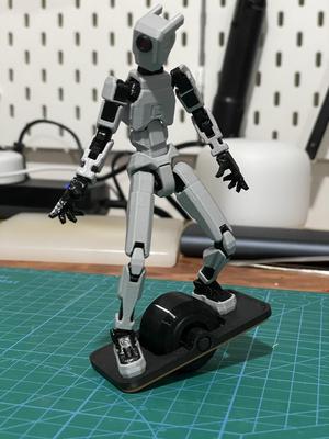 One Wheel Board - Made for Dummy 13 and Finger Scale