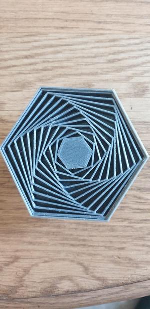 fidget hexagone