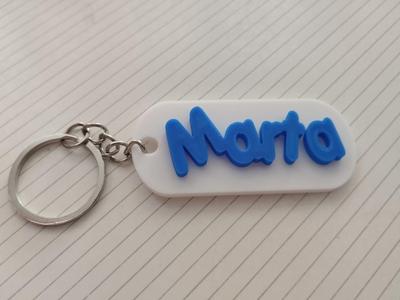 Llavero Nombre Personalizable / Customizable Name Keychain