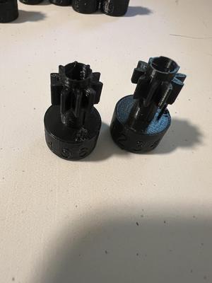 3:1 Curta Debossed Results Dials 10045 With Pins