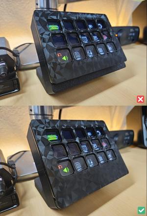 StreamDeck Faceplate for StreamDeck Stand