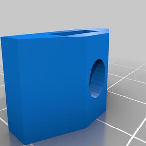 Extrusion V slot nut holders