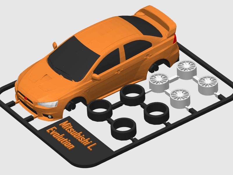 Mitsubishi Lancer Evolution kit card