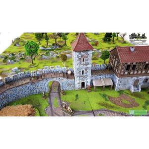 modular medieval Fortress or Castle SET - OPENLOCK (STL File)